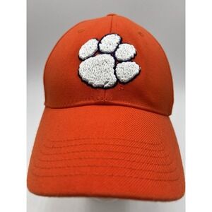 Clemson Tigers Orange Fitted Hat Top Of The World Flex Fit Cap, Unknown Size